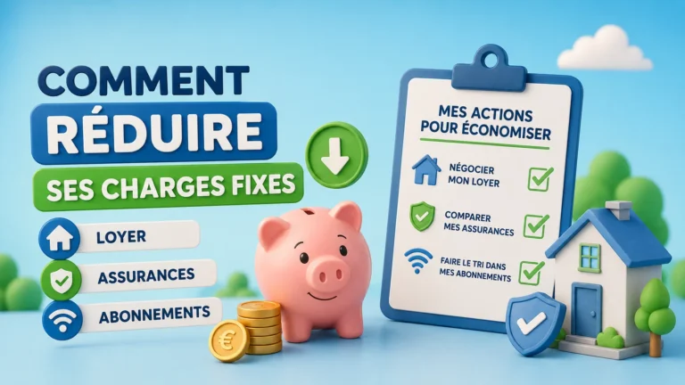 Comment réduire ses charges fixes : loyer, assurance et abonnements