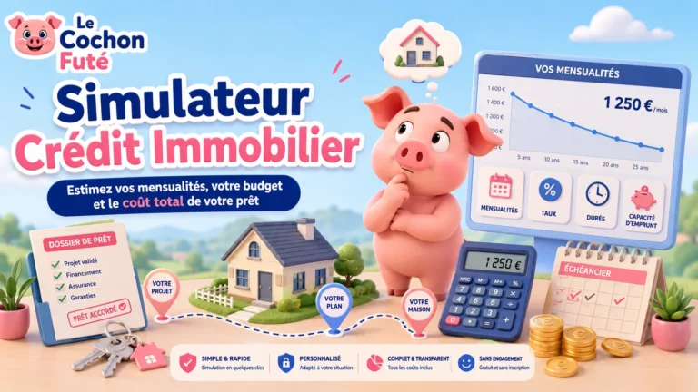 Simulateur de crédit immobilier gratuit - Le Cochon Futé