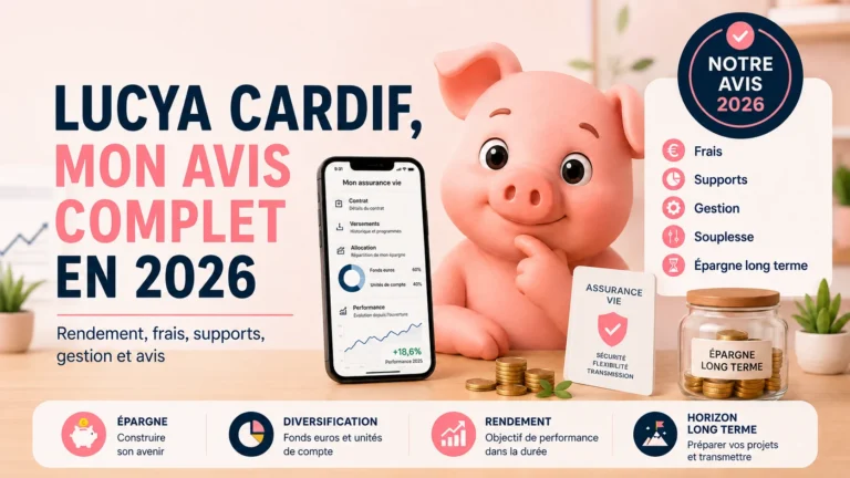 Lucya Cardif avis 2026 : frais, fonds euro et supports