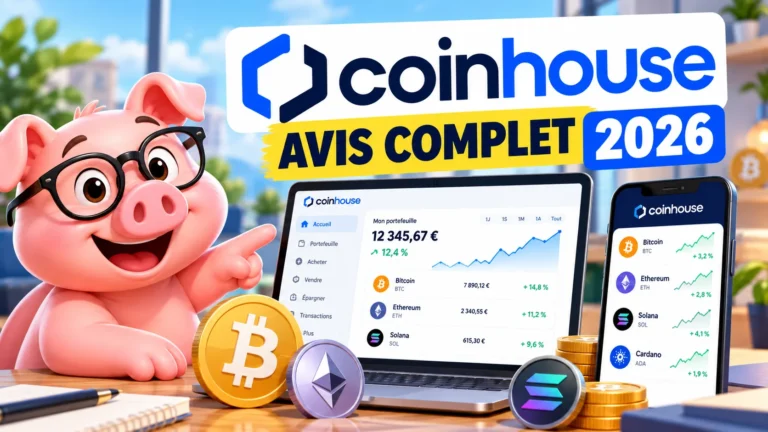 Coinhouse avis 2026 - plateforme crypto française Le Cochon Futé