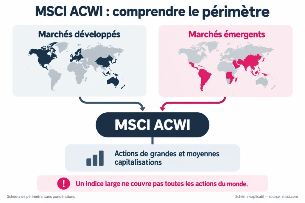 MSCI ACWI : comprendre le périmètre