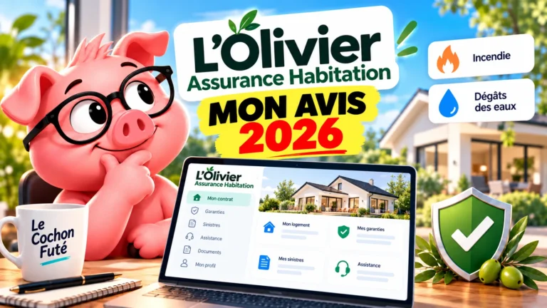 Avis L’olivier Assurance Habitation 2026 : le Cochon Futé présente les garanties incendie et dégâts des eaux.
