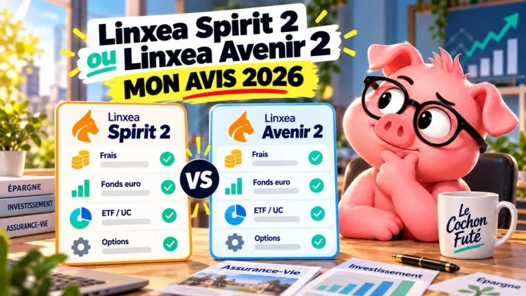 Comparatif Linxea Spirit 2 et Linxea Avenir 2 : frais, fonds euros, ETF et options de gestion.