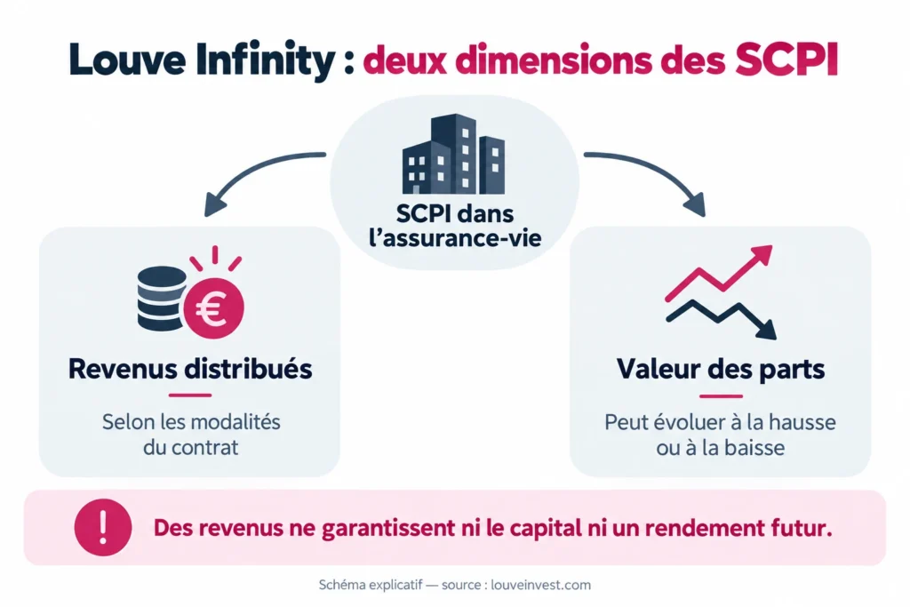 Louve Infinity : deux dimensions des SCPI