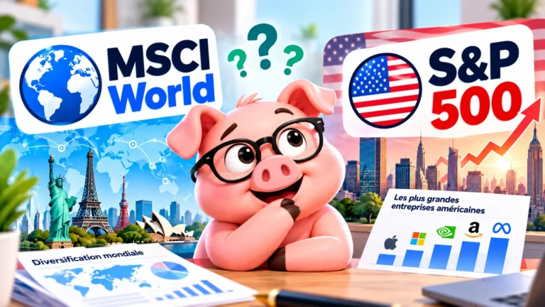MSCI World ou S&P 500 en PEA : comparaison des deux indices