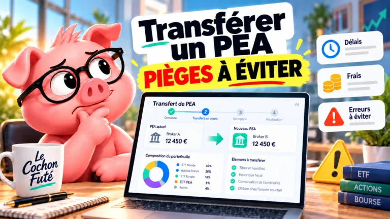 Transférer son PEA : illustration du changement de courtier, des délais et des frais à vérifier.