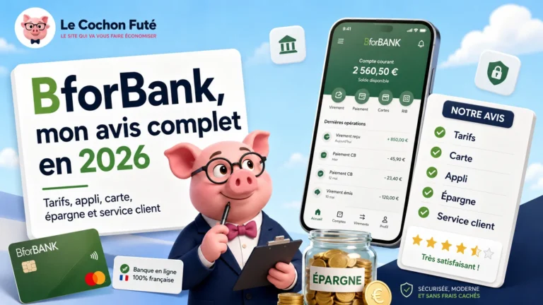 BforBank avis 2026 : cartes, frais et avis clients