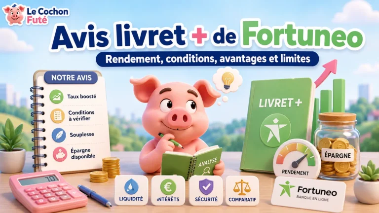 Avis Livret + de Fortuneo, taux et fiscalite 2026