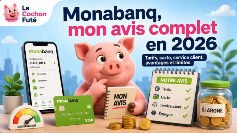 Monabanq avis 2026 : cartes, frais et securite